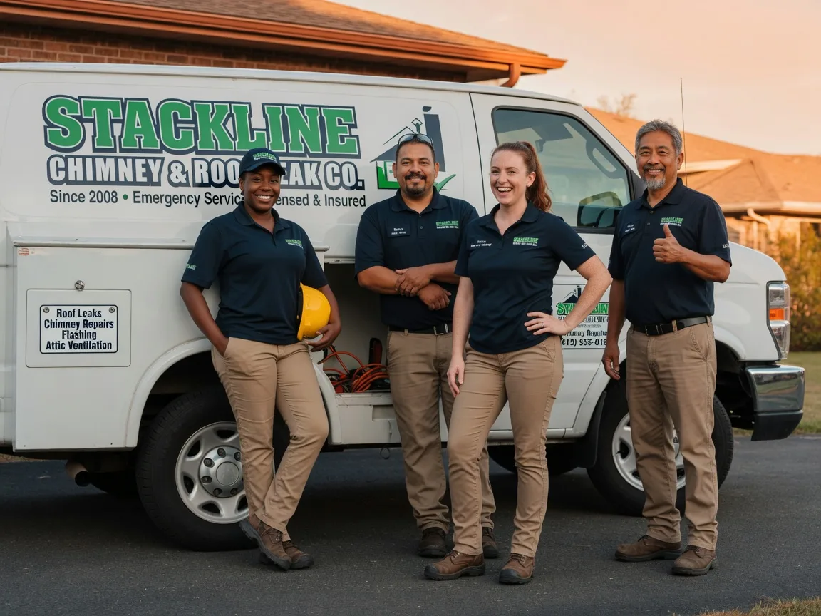 Chimney flashing repair company in Lexington, OK